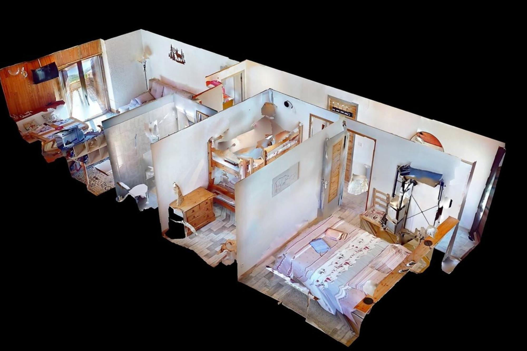 Casa-La Lobio Foot Of The Slopes Breathtaking Views 4P Apartment Saint-Vérand Екстериор снимка